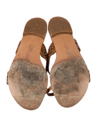 Salvatore Ferragamo Leather Slides