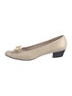 Salvatore Ferragamo Vara Bow Accent Leather Flats