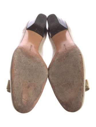 Salvatore Ferragamo Vara Bow Accent Leather Flats
