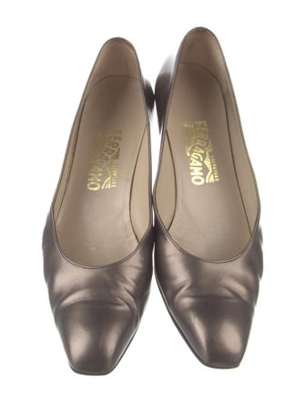 Salvatore Ferragamo Leather Ballet Flats