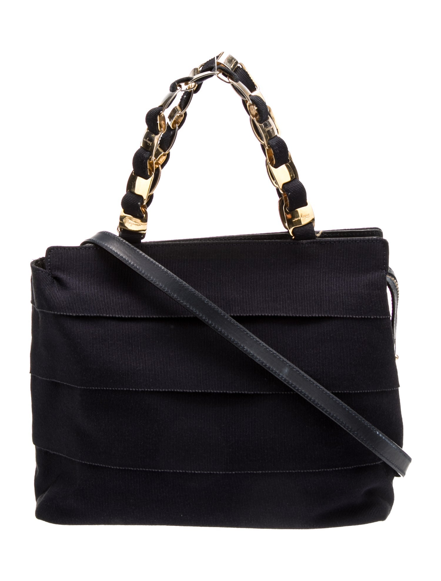 Salvatore Ferragamo Gancini Top Handle Bag Vintage