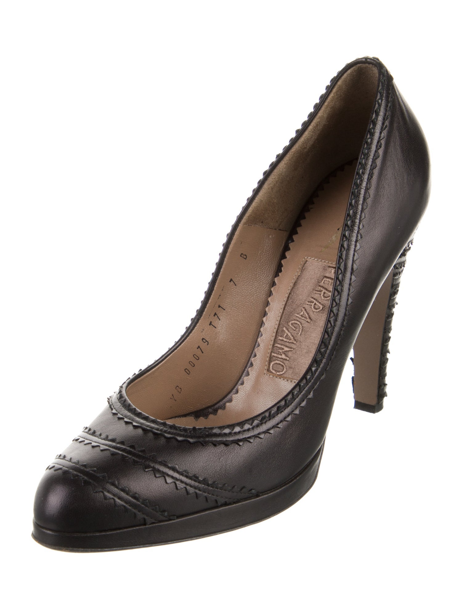 Salvatore Ferragamo Leather Pumps