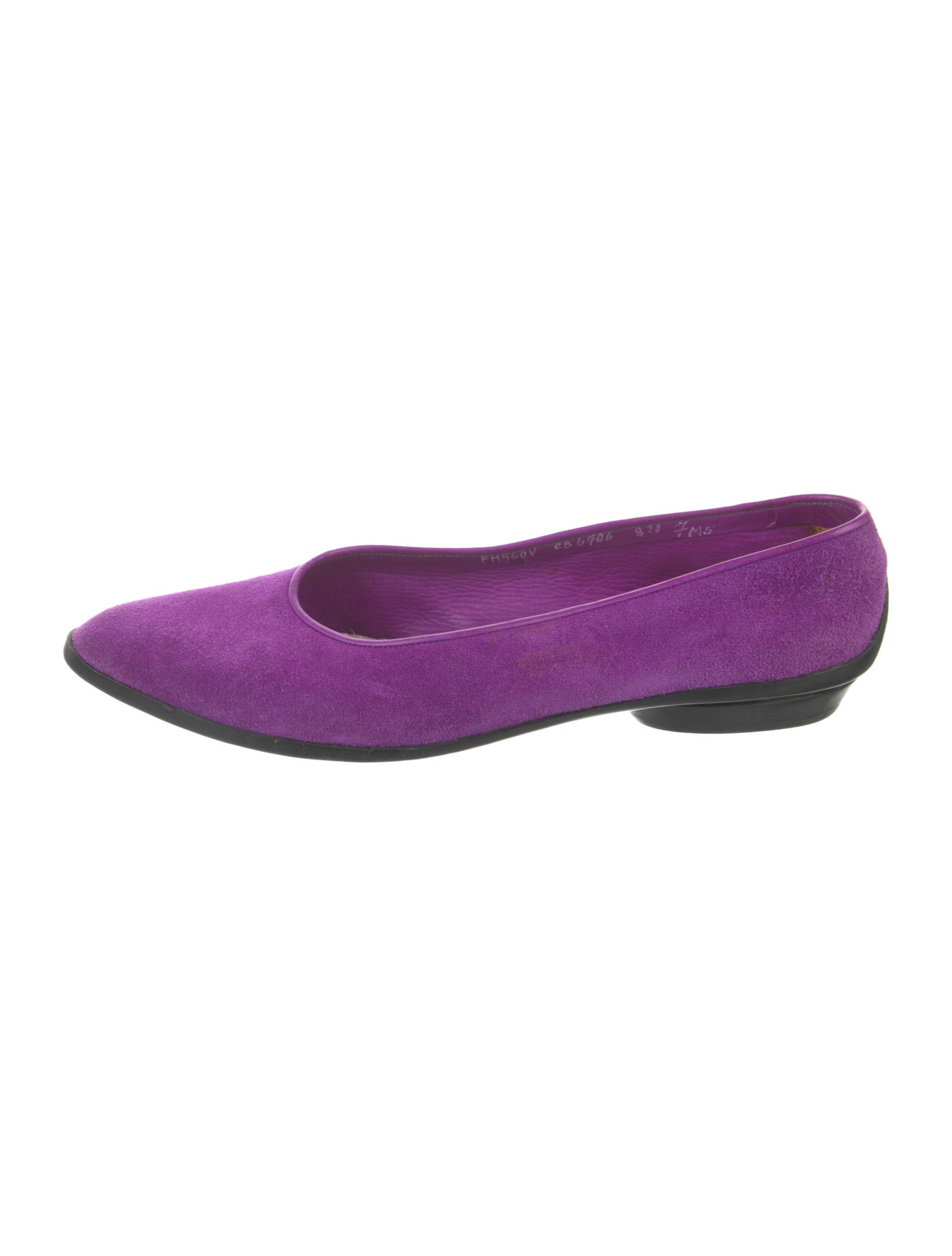 Salvatore Ferragamo Suede Flats