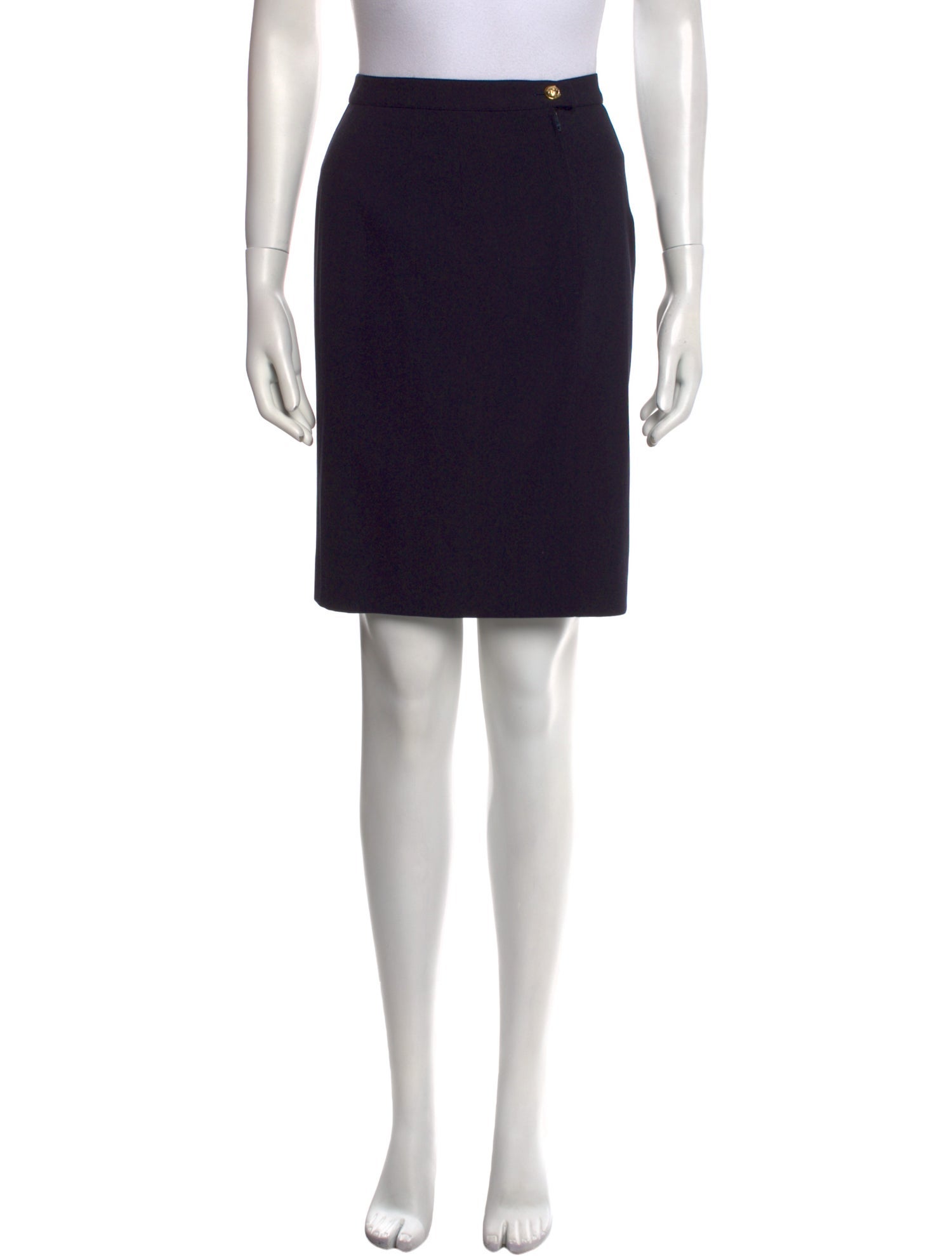 Salvatore Ferragamo Wool Knee-Length Skirt