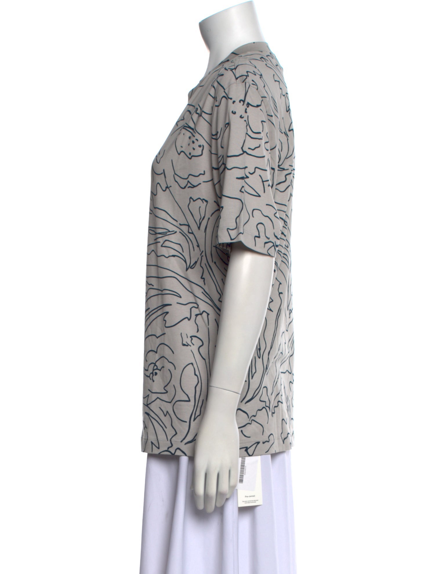 Salvatore Ferragamo Printed Crew Neck T-Shirt