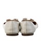 Salvatore Ferragamo Vara Bow Accent Leather Ballet Flats