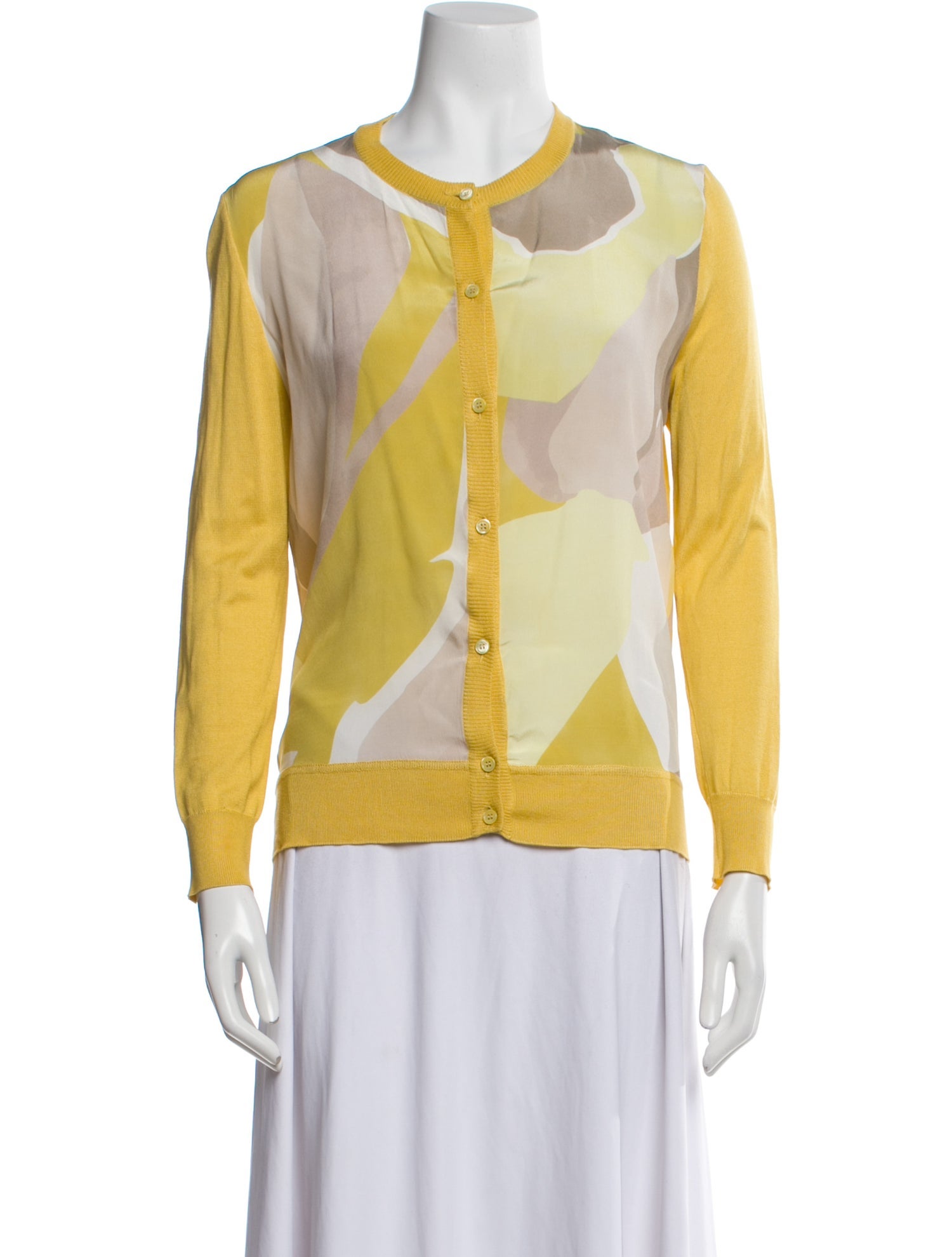 Salvatore Ferragamo Printed Crew Neck Sweater