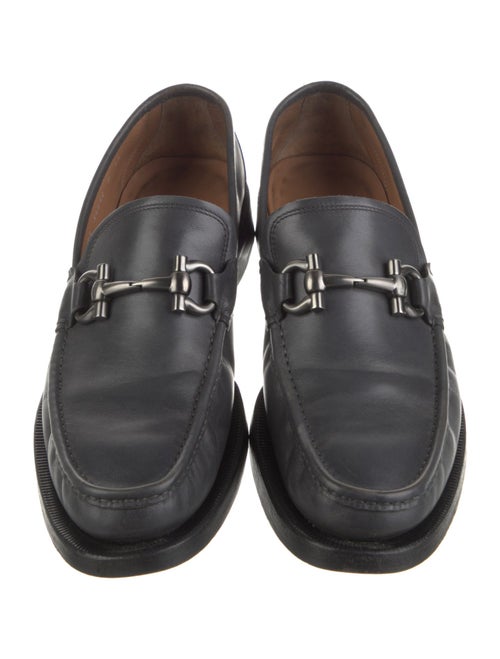Salvatore Ferragamo Leather Monk Straps