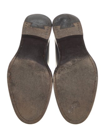 Salvatore Ferragamo Leather Monk Straps