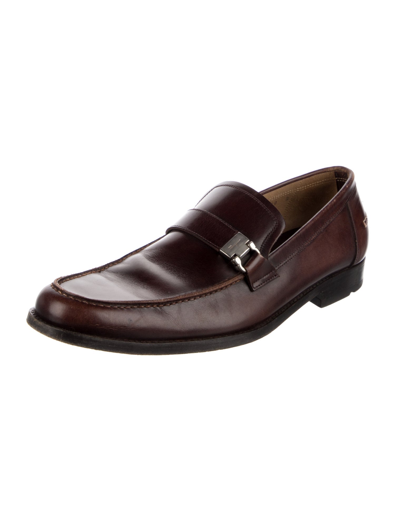 Salvatore Ferragamo Leather Dress Loafers