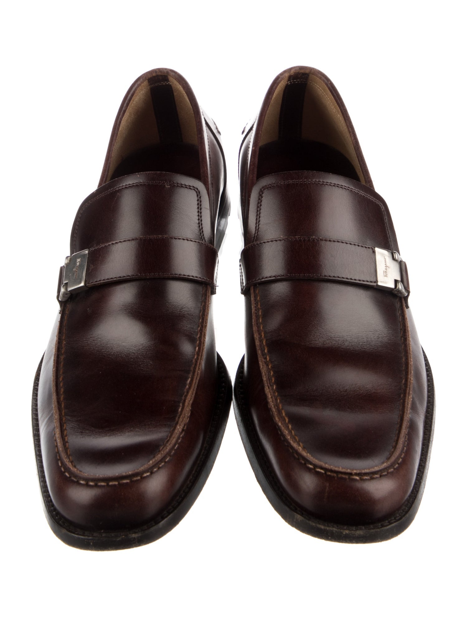Salvatore Ferragamo Leather Dress Loafers