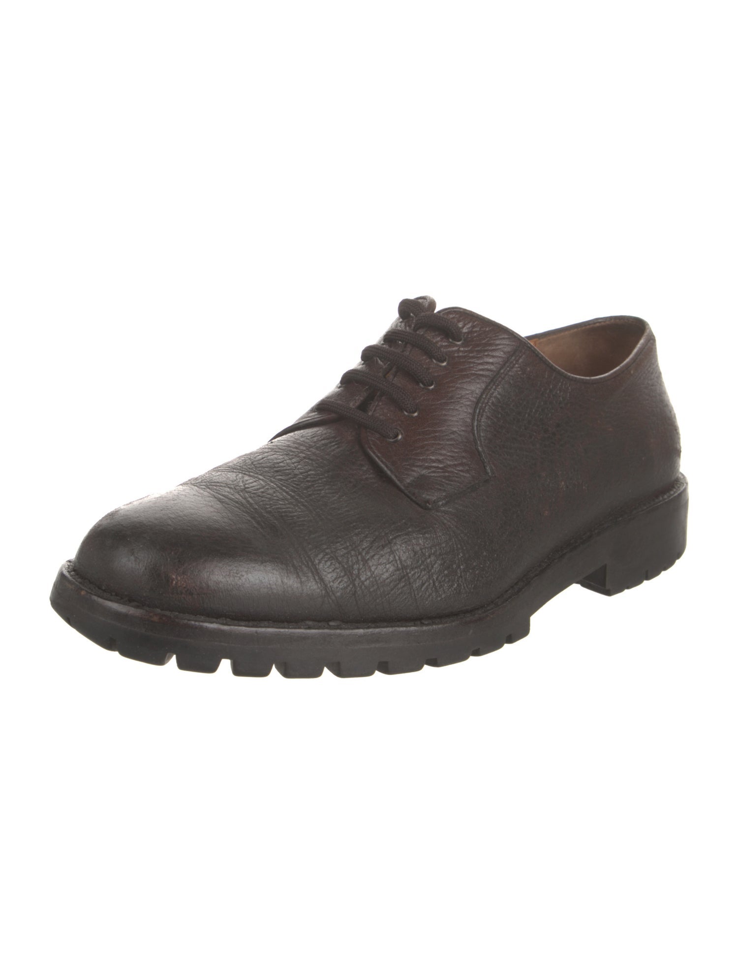 Salvatore Ferragamo Leather Derby Shoes