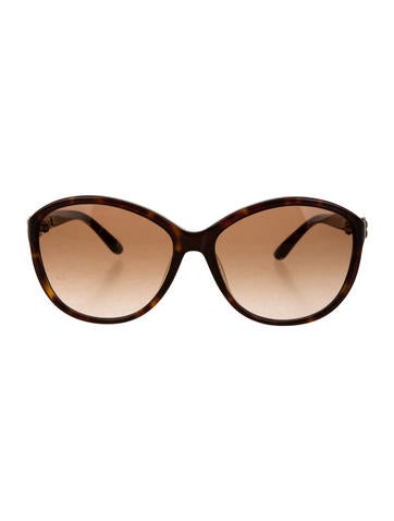 Salvatore Ferragamo Logo-Embellished Tortoiseshell Sunglasses