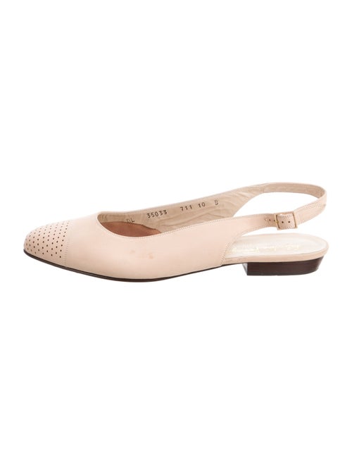 Salvatore Ferragamo Suede Slingback Flats