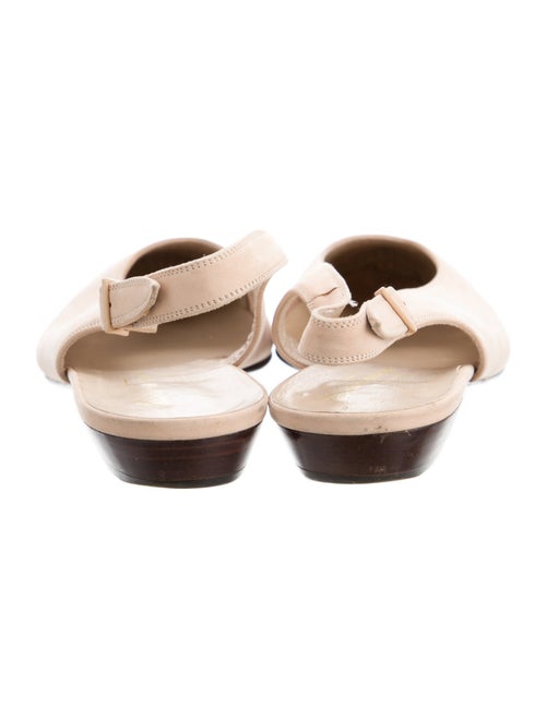 Salvatore Ferragamo Suede Slingback Flats