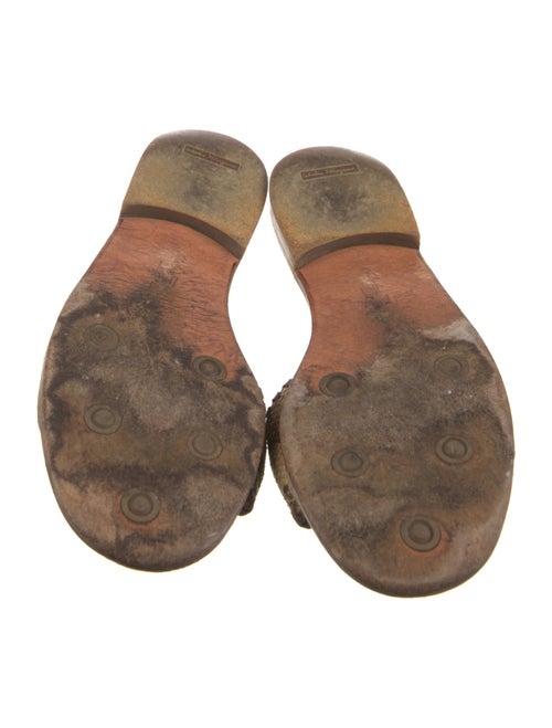 Salvatore Ferragamo Snakeskin Animal Print Flats