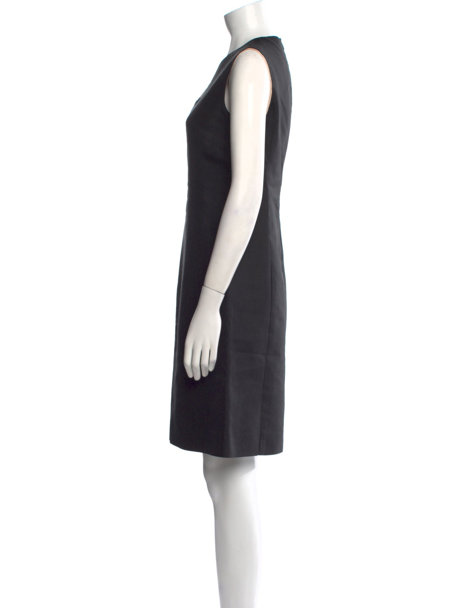 Salvatore Ferragamo V-Neck Knee-Length Dress