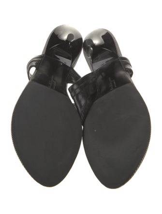 Salvatore Ferragamo Leather Slides