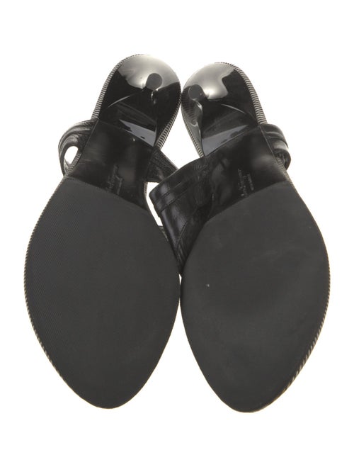 Salvatore Ferragamo Leather Slides