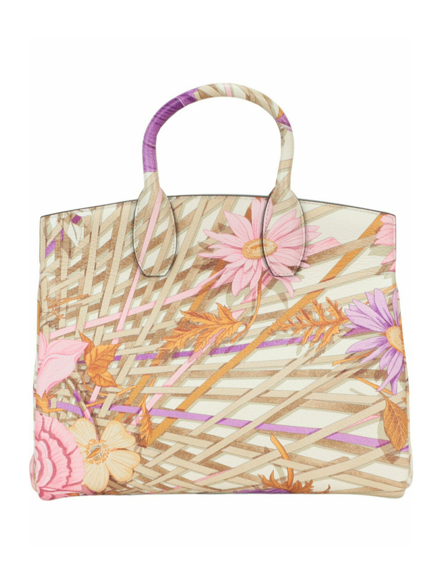 Salvatore Ferragamo Printed Top Handle Bag w/ Tags