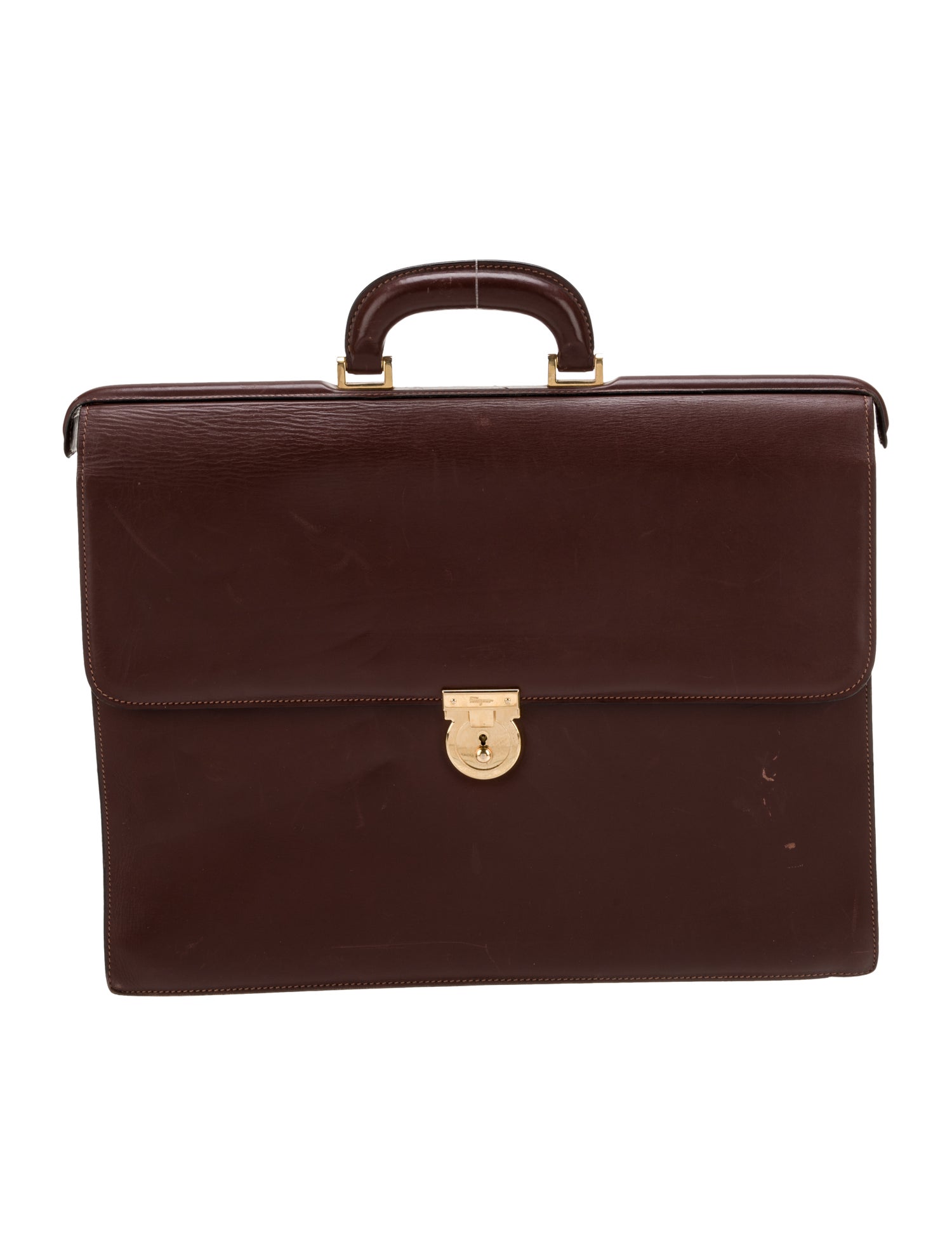 Salvatore Ferragamo Leather Briefcase