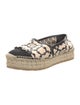 Salvatore Ferragamo Gancini Logo Leather Espadrilles