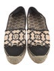 Salvatore Ferragamo Gancini Logo Leather Espadrilles