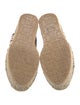 Salvatore Ferragamo Gancini Logo Leather Espadrilles
