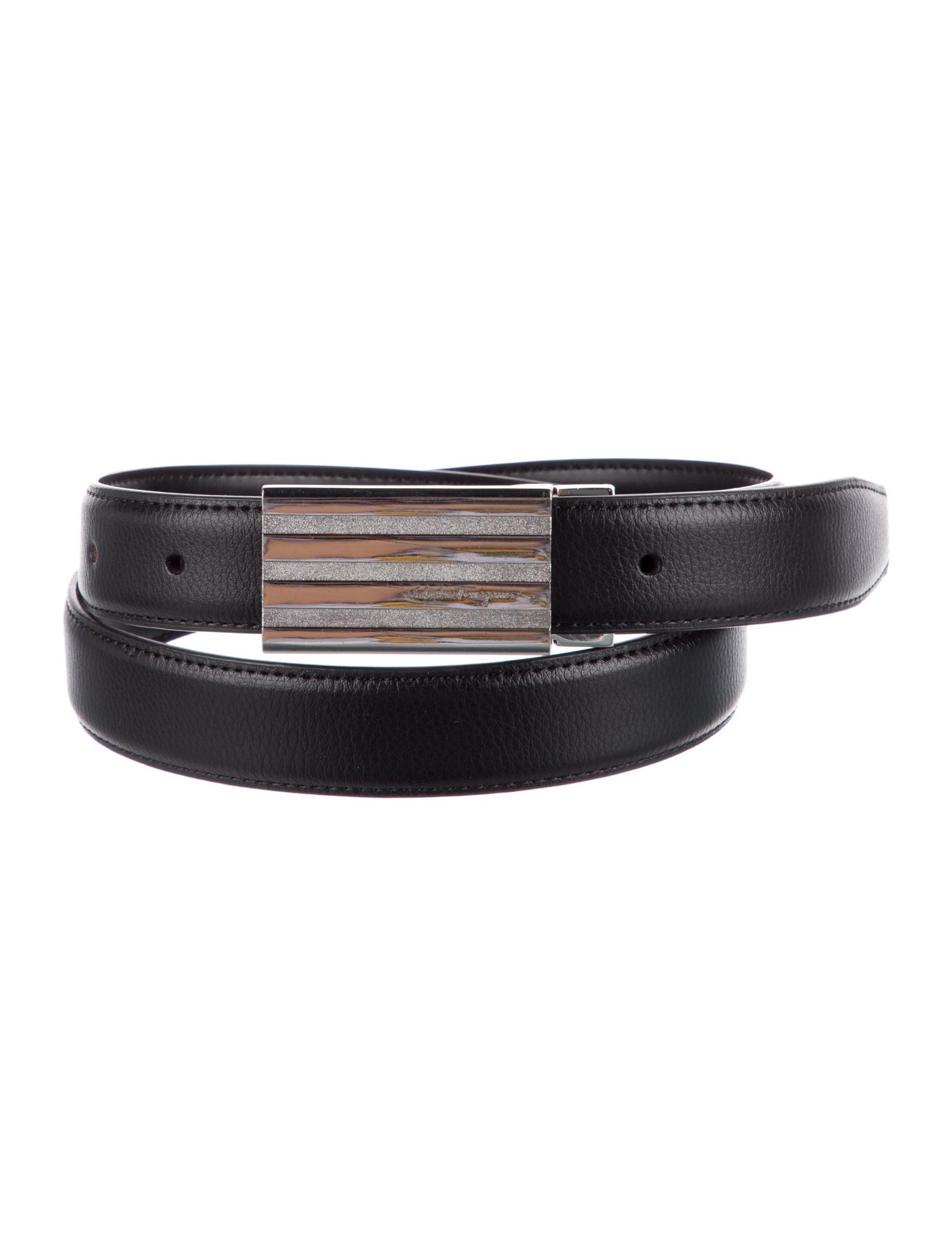 Salvatore Ferragamo Leather Belt Kit