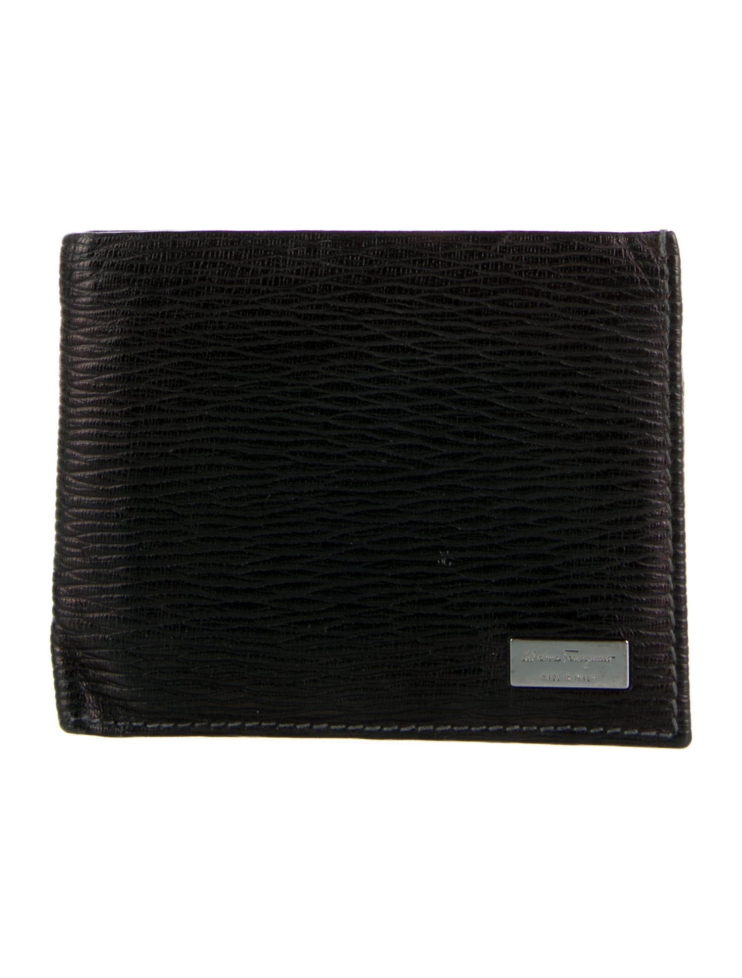 Salvatore Ferragamo Gancini Logo Leather Wallet