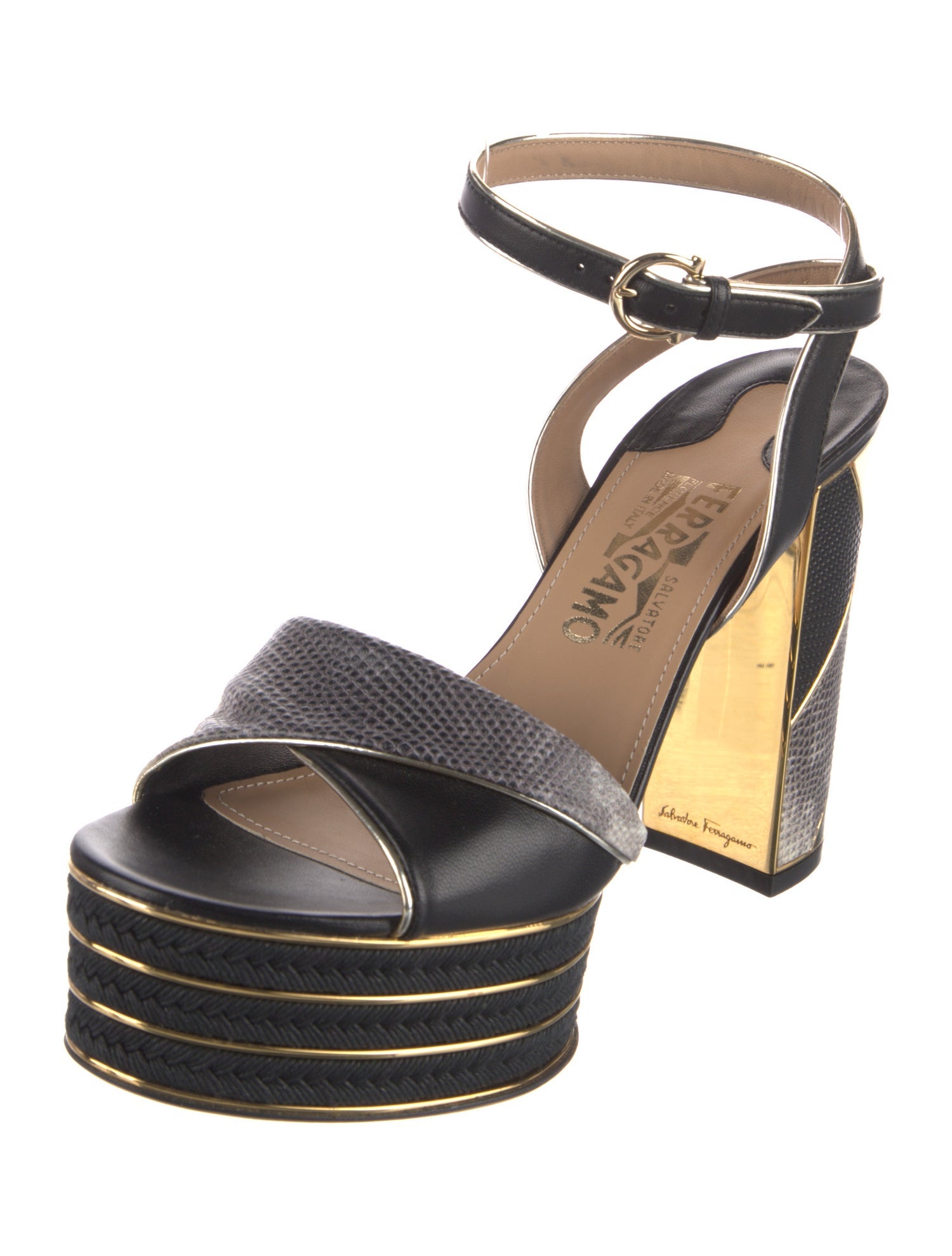 Salvatore Ferragamo Leather Sandals