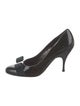 Salvatore Ferragamo Vara Bow Accent Patent Leather Pumps