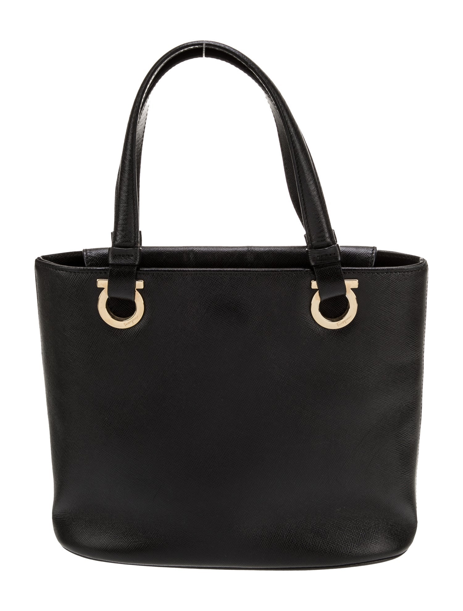 Salvatore Ferragamo Saffiano Leather Top Handle Bag