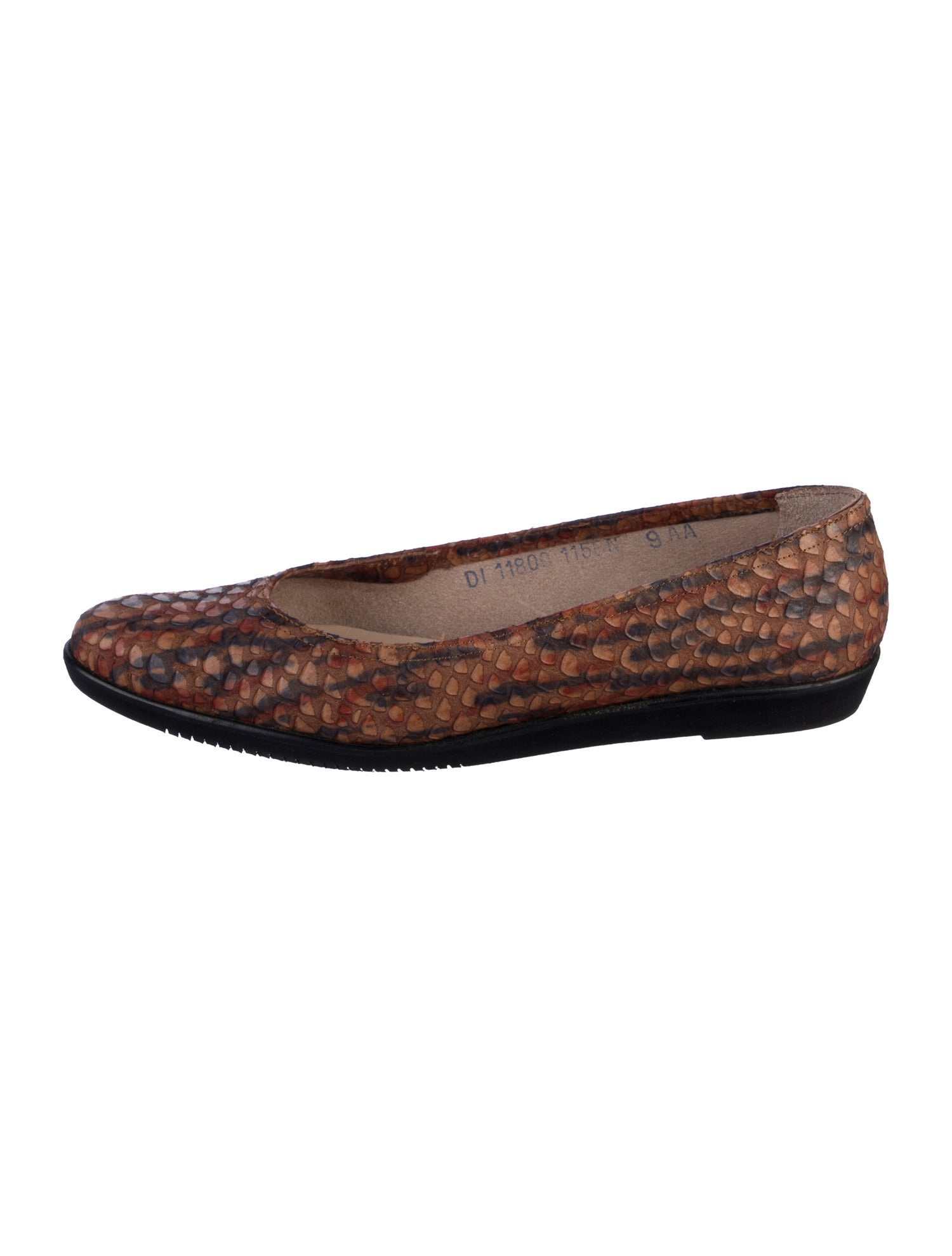 Salvatore Ferragamo Leather Animal Print Mules