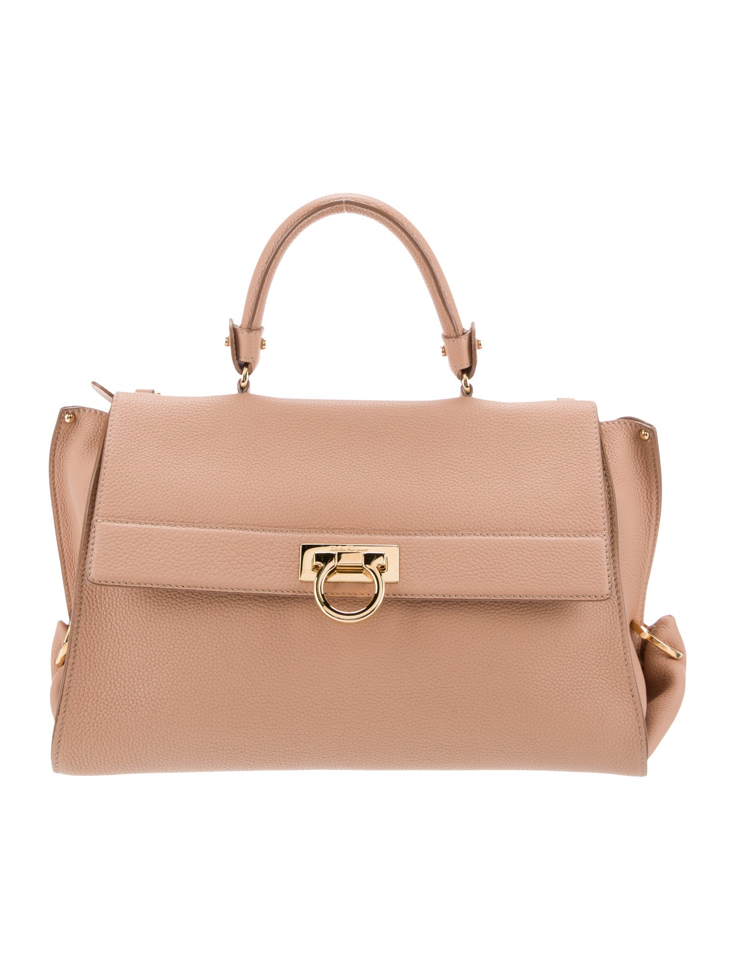 Salvatore Ferragamo Leather Top Handle Bag