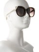 Salvatore Ferragamo Gancini Logo Oversize Sunglasses