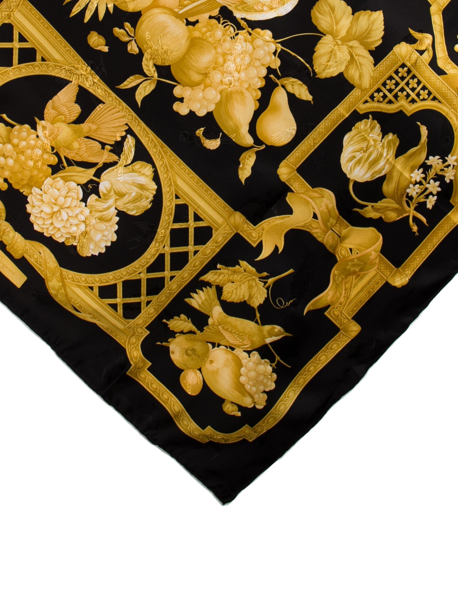 Salvatore Ferragamo Silk Printed Scarf