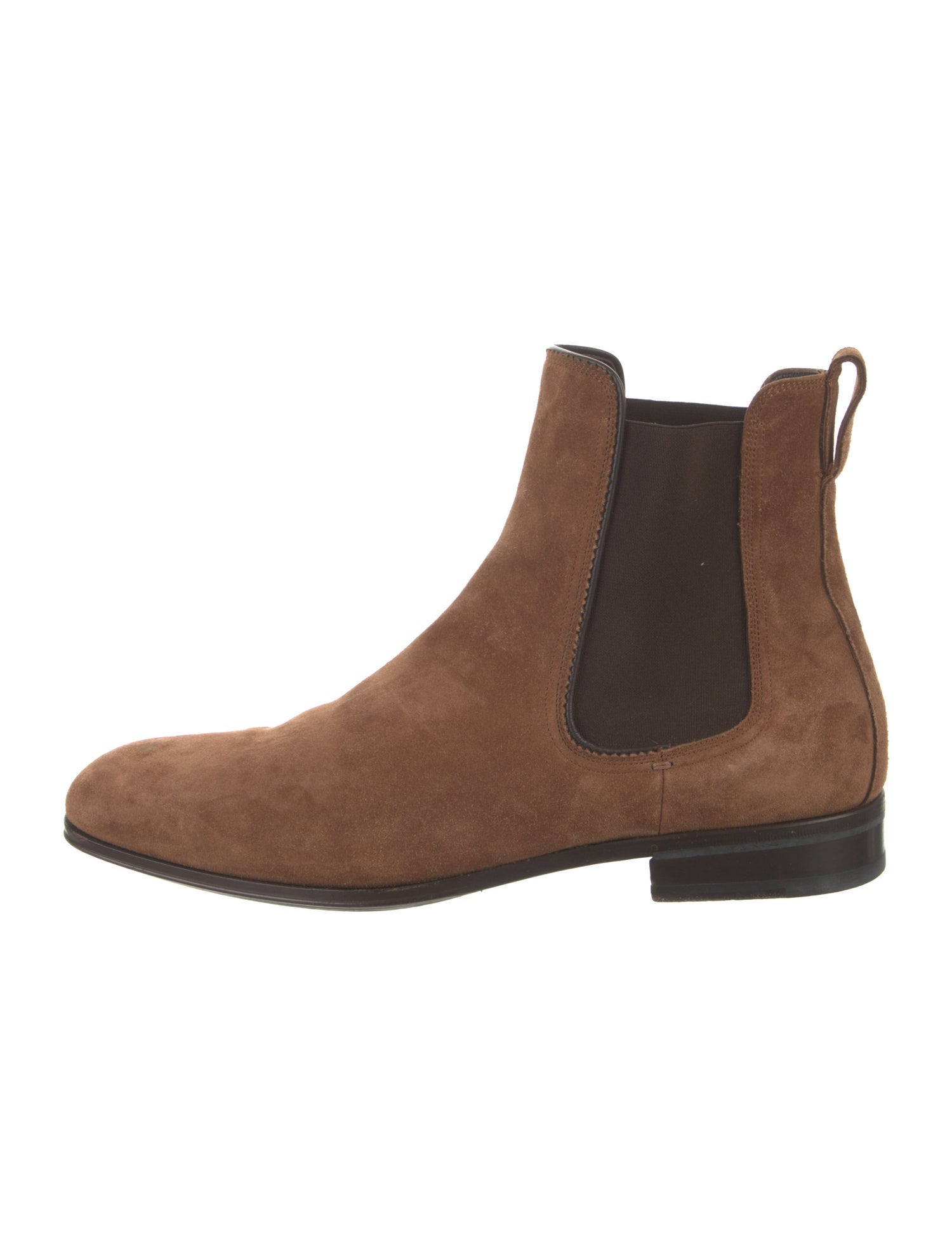 Salvatore Ferragamo Suede Chelsea Boots