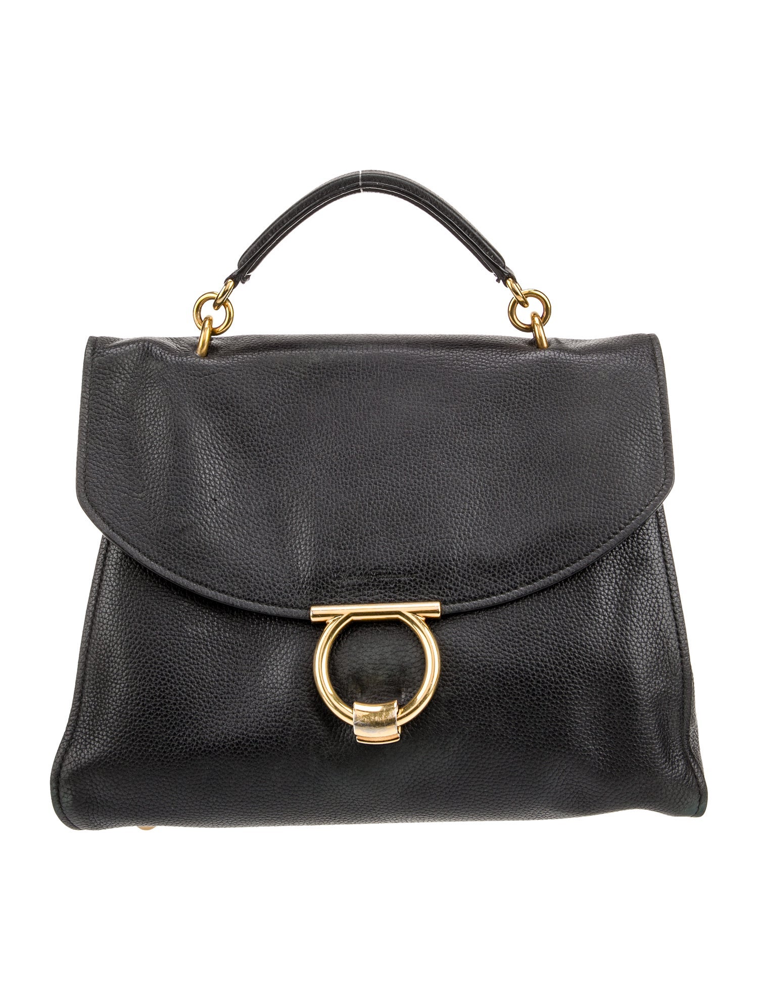 Salvatore Ferragamo Gancini Top Handle Bag