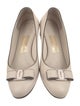 Salvatore Ferragamo Vara Bow Accent Leather Pumps