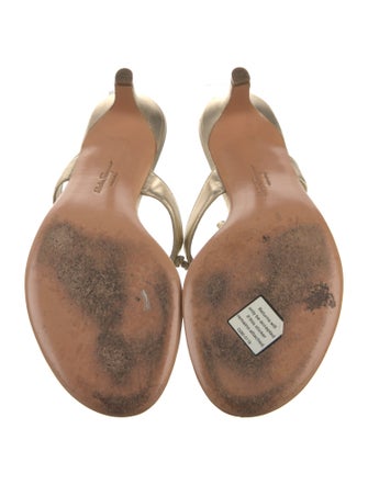 Salvatore Ferragamo Leather Slides