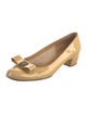 Salvatore Ferragamo Vara Bow Accent Patent Leather Pumps