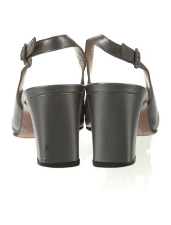 Salvatore Ferragamo Leather Slingback Pumps