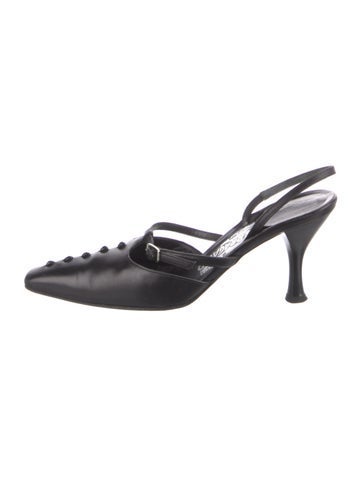 Salvatore Ferragamo Pumps Leather Slingback 10