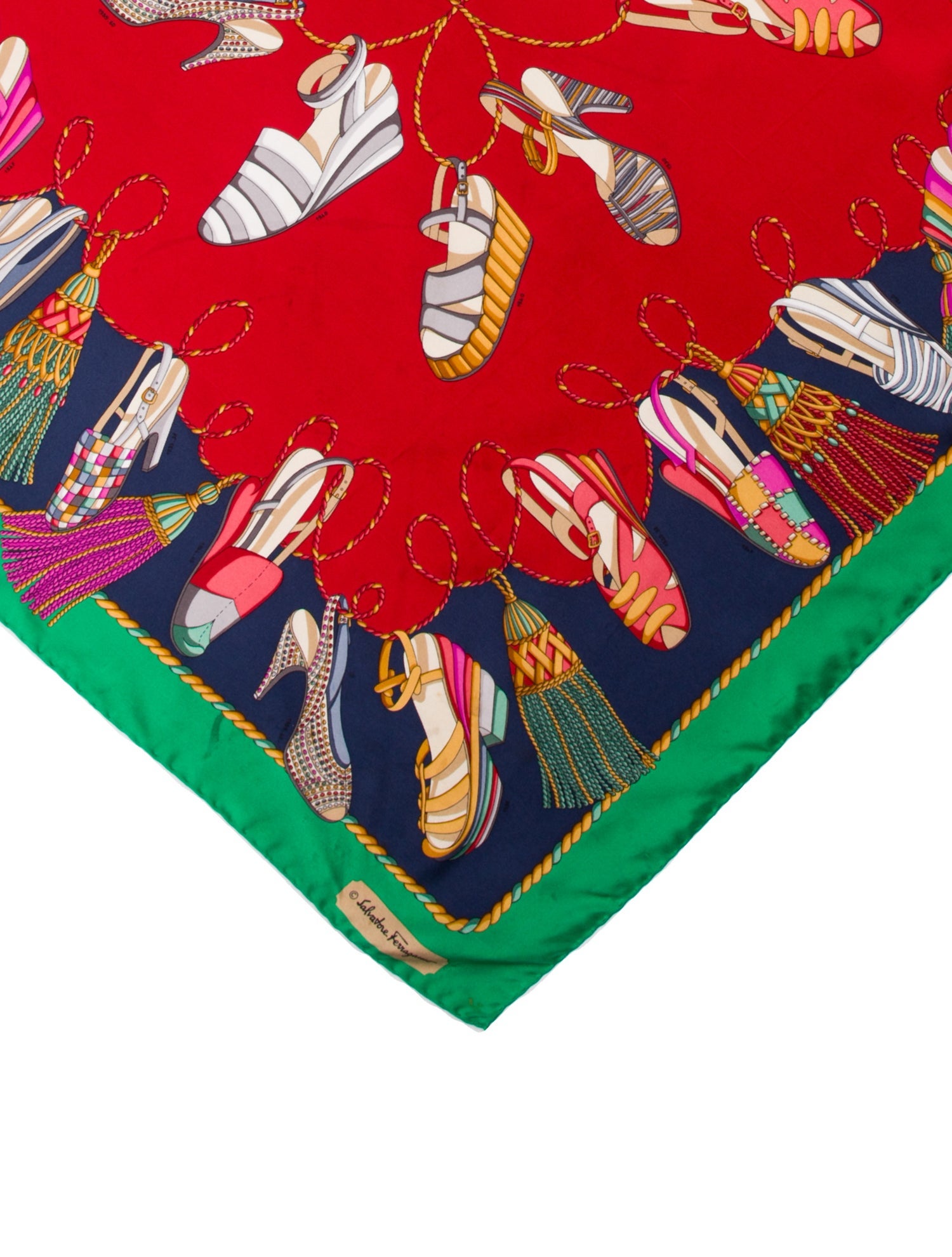 Salvatore Ferragamo Silk Printed Scarf