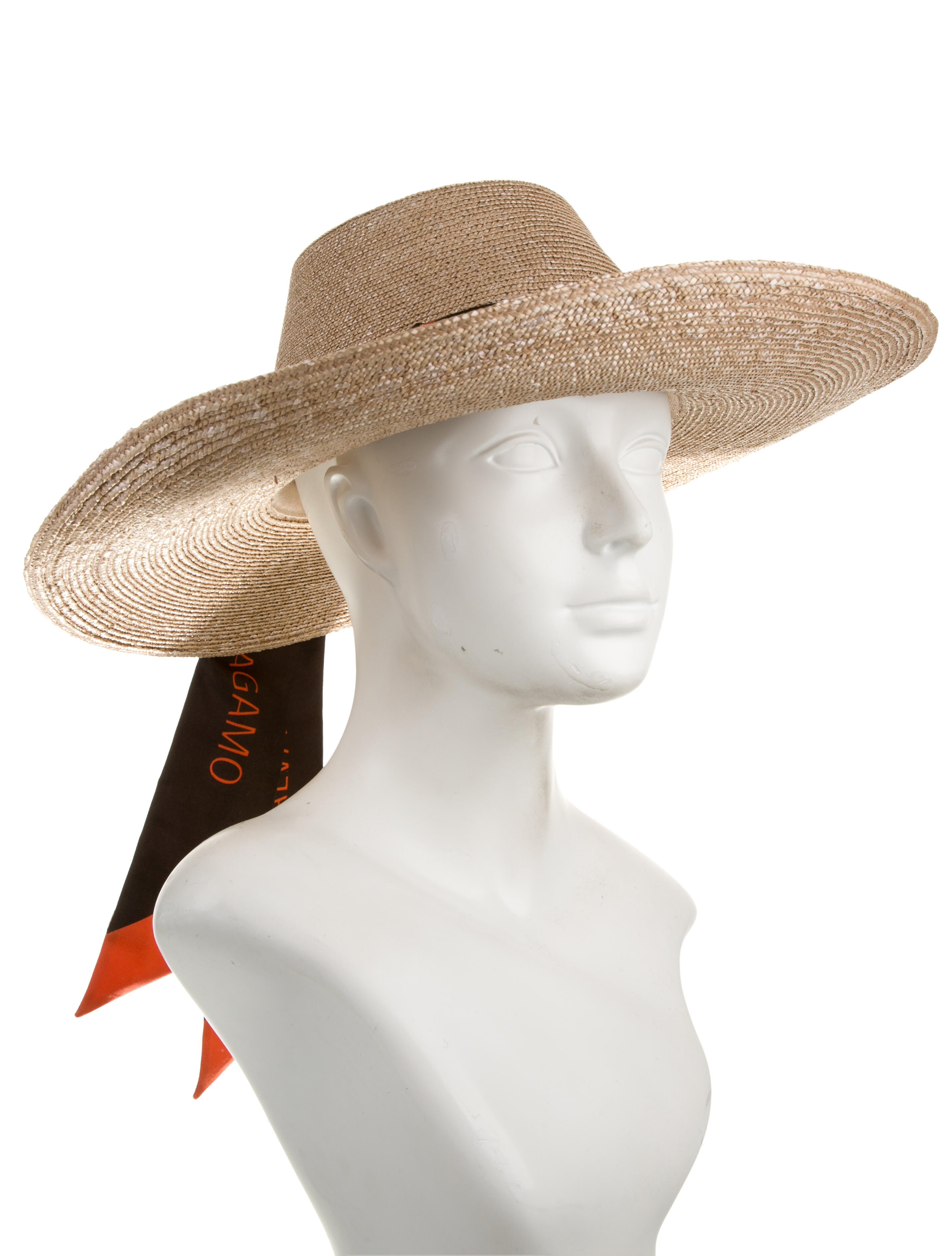 Salvatore Ferragamo sun straw hat