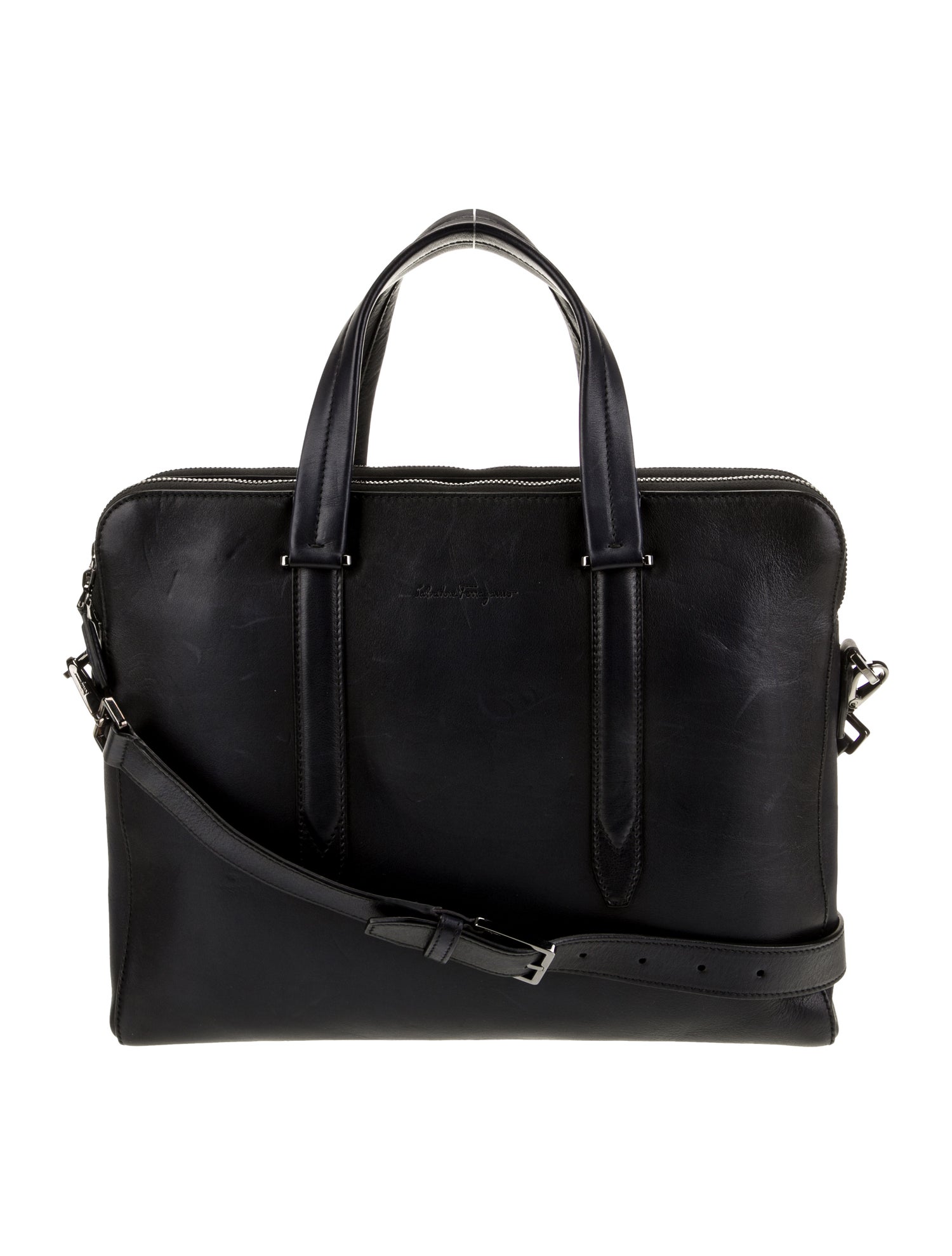 Salvatore Ferragamo Leather Briefcase