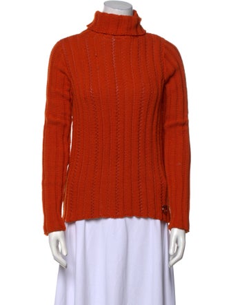 Salvatore Ferragamo Virgin Wool Turtleneck Sweater
