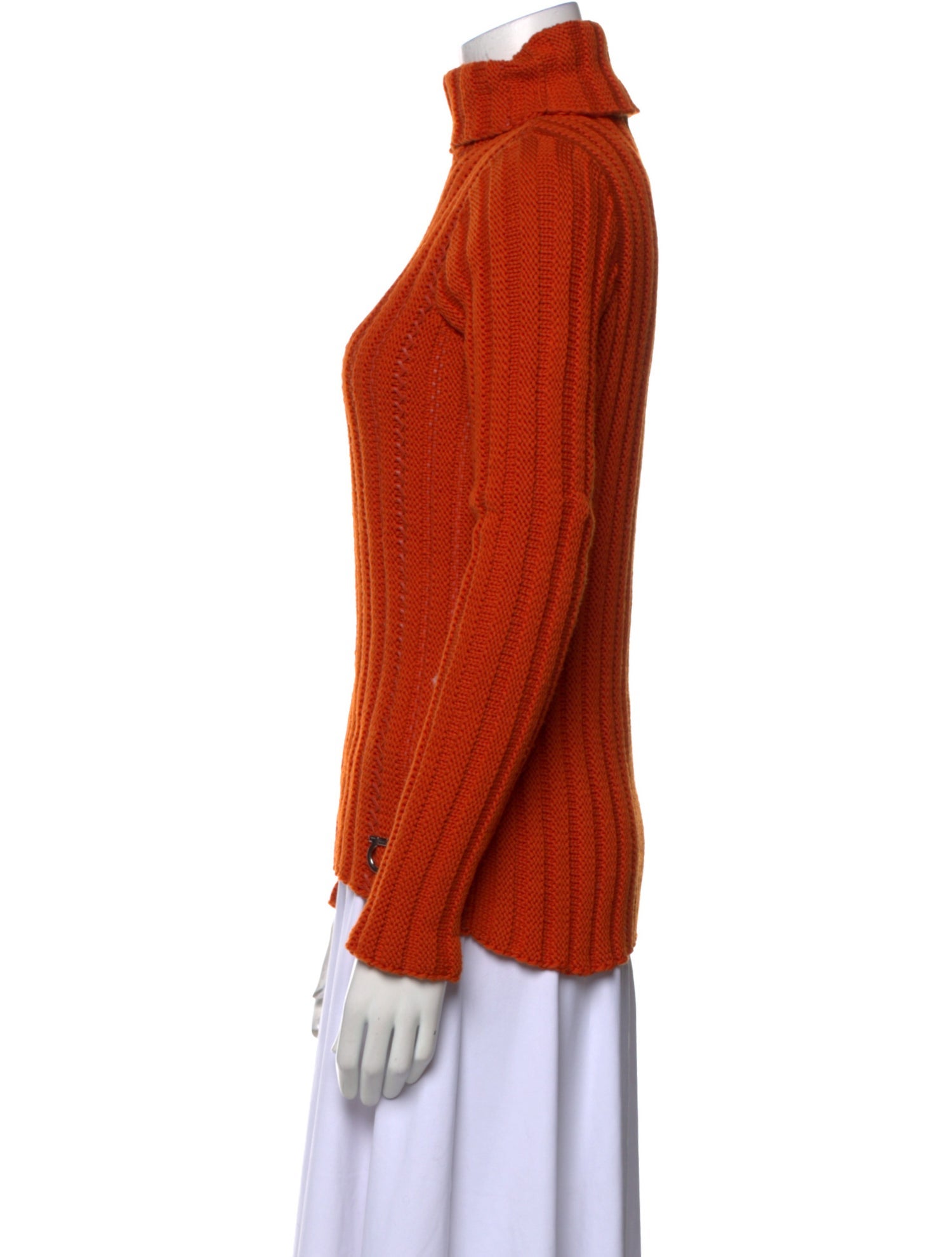 Salvatore Ferragamo Virgin Wool Turtleneck Sweater