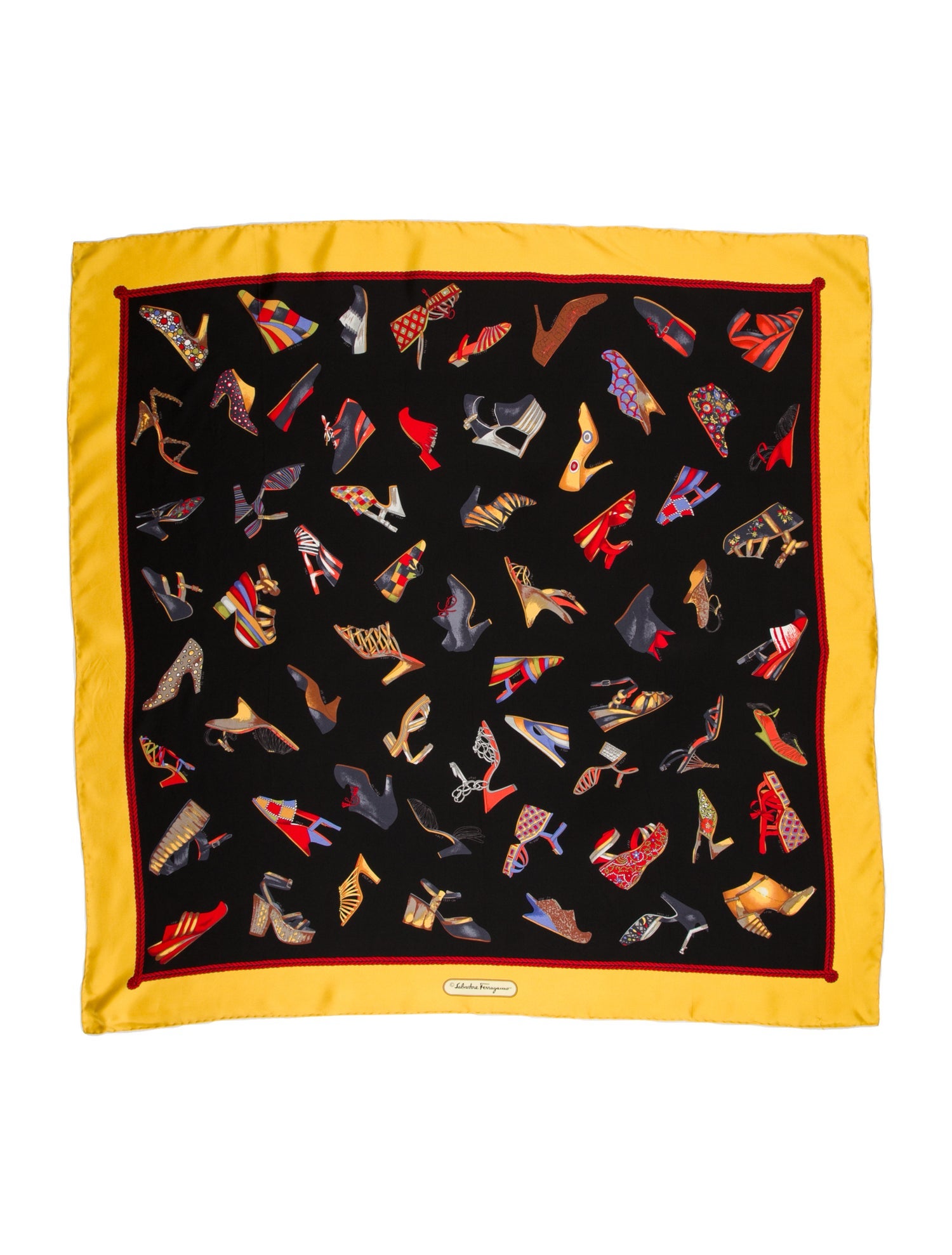 Salvatore Ferragamo Silk Printed Scarf